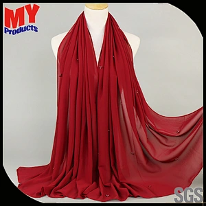 Latest Designs Hijab Scarf Dubai And Beaded Hijab Scarf