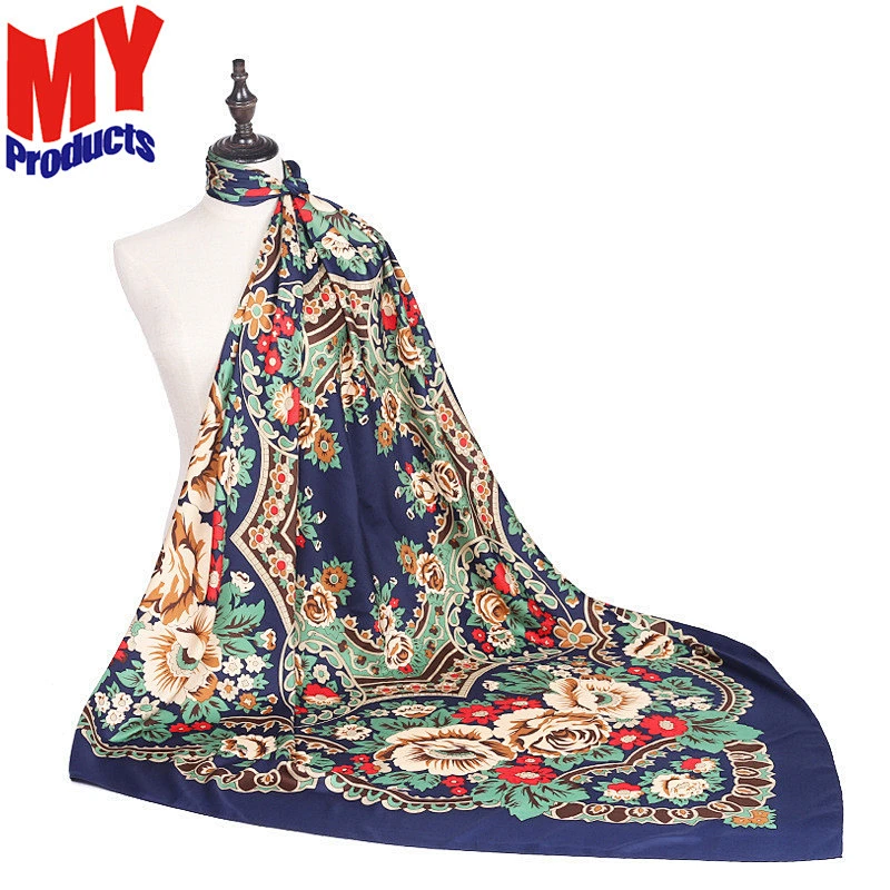 Woman fasion wool square head scarf vietnam shawl