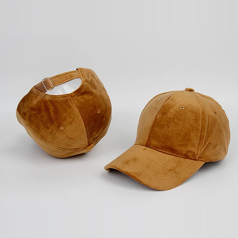 Winter style ladies multi color cotton baseball cap sports hat