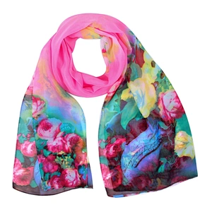 Spring and summer new model chiffon big print scarf female seaside scarf