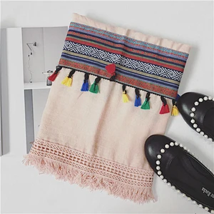 Scarf Muslim Silk Batik Poncho Turbans Women Hijab Scarves Bouncy Scarf
