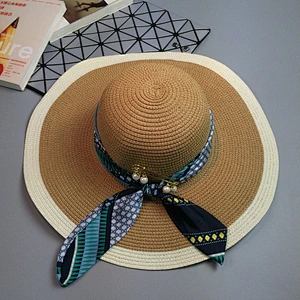 Natural custom school gift straw boater hat cheap wheat wide brim embroidery woman sex straw hat