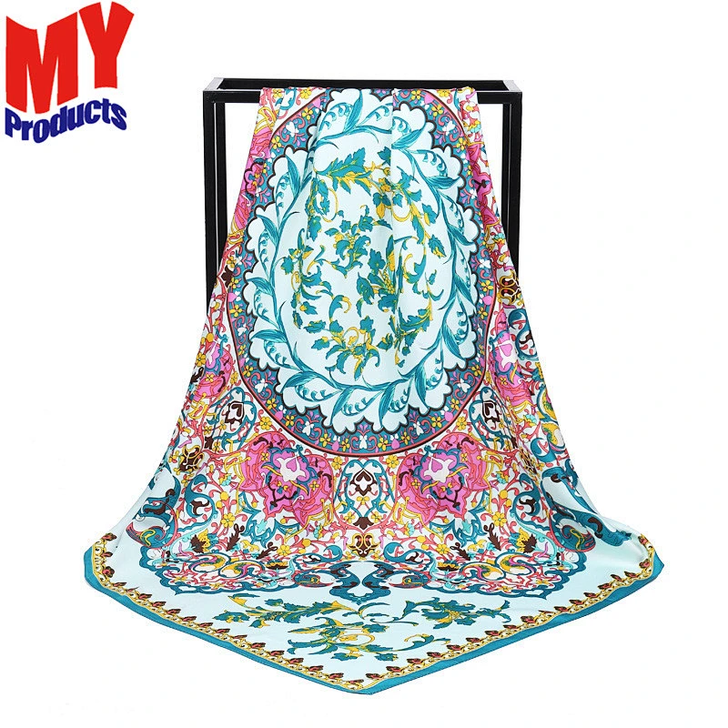 Silk scarf bound wide cotton scarf dupatta scarf