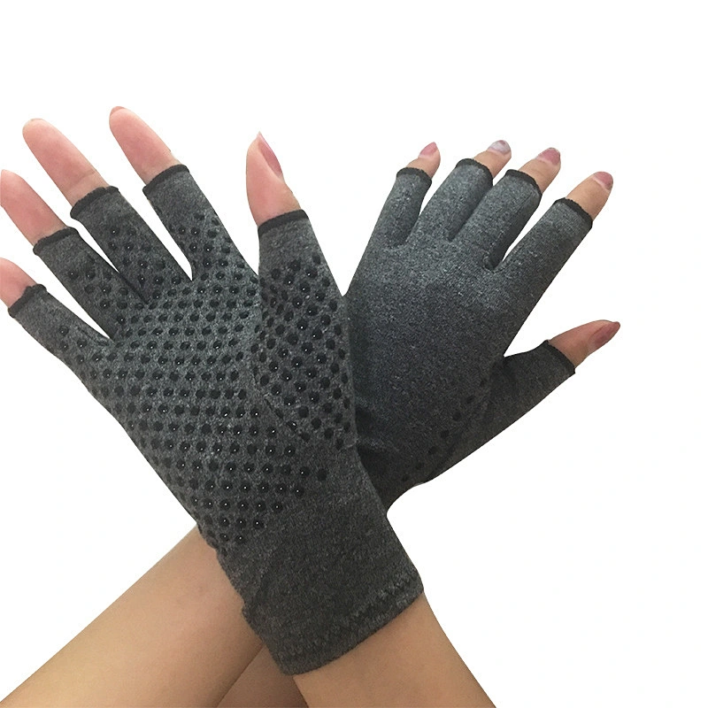 Medical Care Unisex Spandex Arthritis Compression Therapy Gloves For Pain Relief