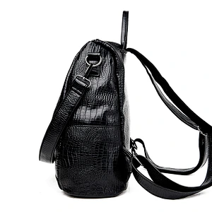2019 New trendy good quality fashion woman pu leather handbag backpack