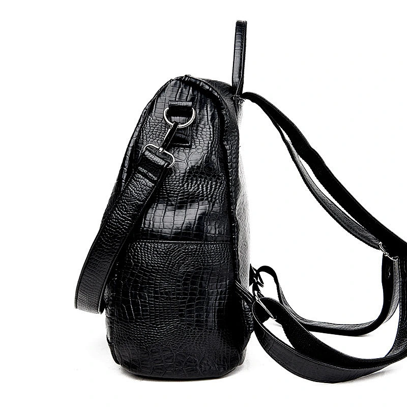 2019 New trendy good quality fashion woman pu leather handbag backpack