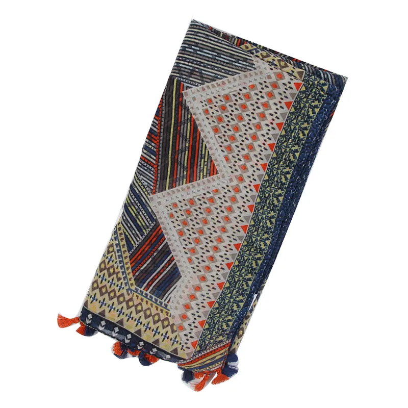 New style fashion geometric pattern shawl  scarf