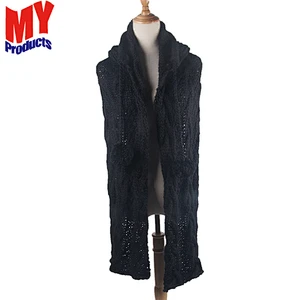 The Couples Winter Knitted Scarf Red Velvet Scarf Borong Shawl