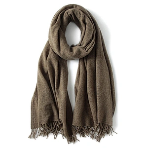 New Fashion Women Fringed Acrylic Scarf Head Hijab Shawl Cashmere Scarf