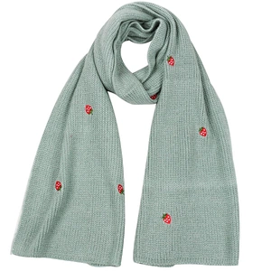 Lovely versatile knit long thickened  warm wool neck