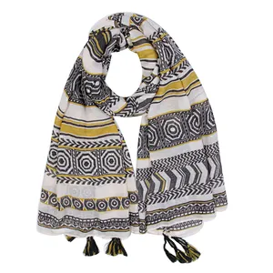 New  style fashion Vintage wavy pattern shawl  scarf