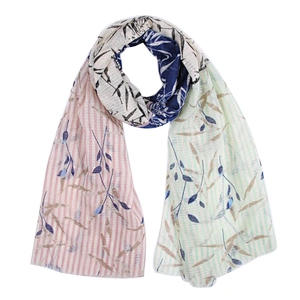 New design cute striped little fish shawl scarf