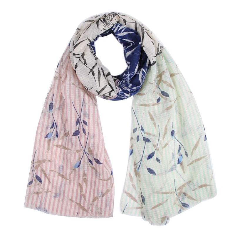 New design cute striped little fish shawl scarf