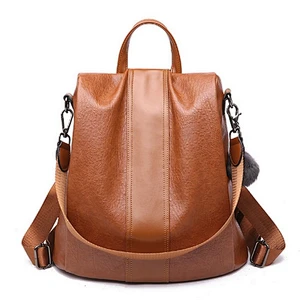 Wholesale Genuine Lichee Leather Backpack Ladies Clutch Bag Handbag