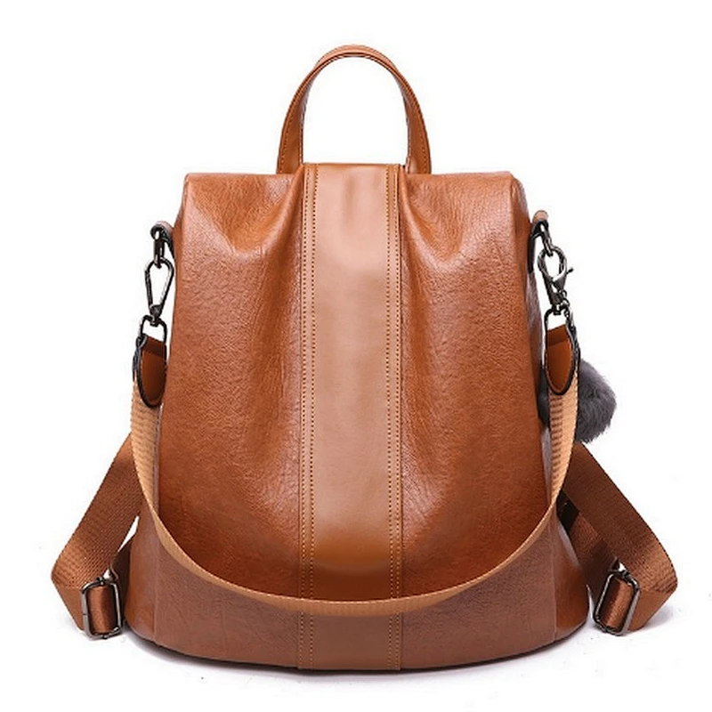 Wholesale Genuine Lichee Leather Backpack Ladies Clutch Bag Handbag