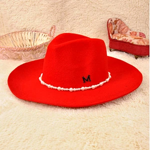 Direct manufacturers in autumn and winter Lovely cute Ladies Wool Hat British style curling hat