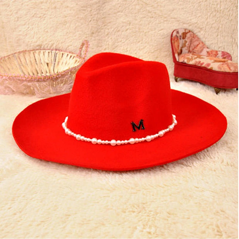 Direct manufacturers in autumn and winter Lovely cute Ladies Wool Hat British style curling hat