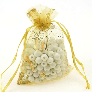 2019 Colorful Organza Drawstring Bag Candy Bag Small Christmas Gift Bag