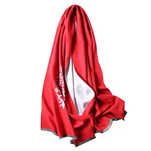 Cute Christmas wool scarf female thickened autumn and winter warm versatile neck scarf