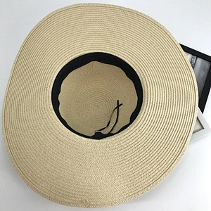 2017 sex women Lady promotional straw hat floppy hat beach hat