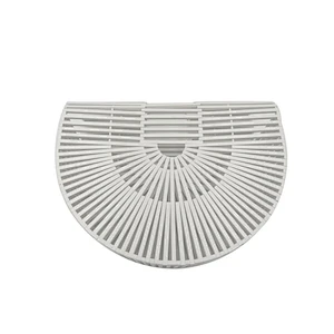 Wholesale hot sale fashion ladies straw bucket bag beach tote bag