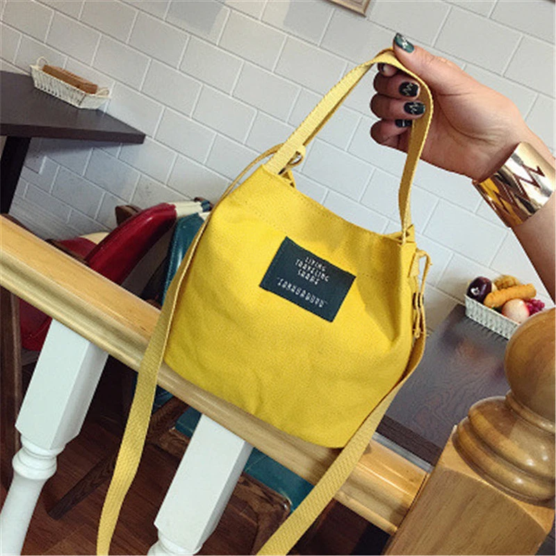 Unique Casual Style Canvas Shoulder Bag Handbag Women Wholesale