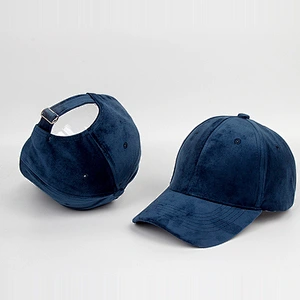 Winter style ladies multi color cotton baseball cap sports hat