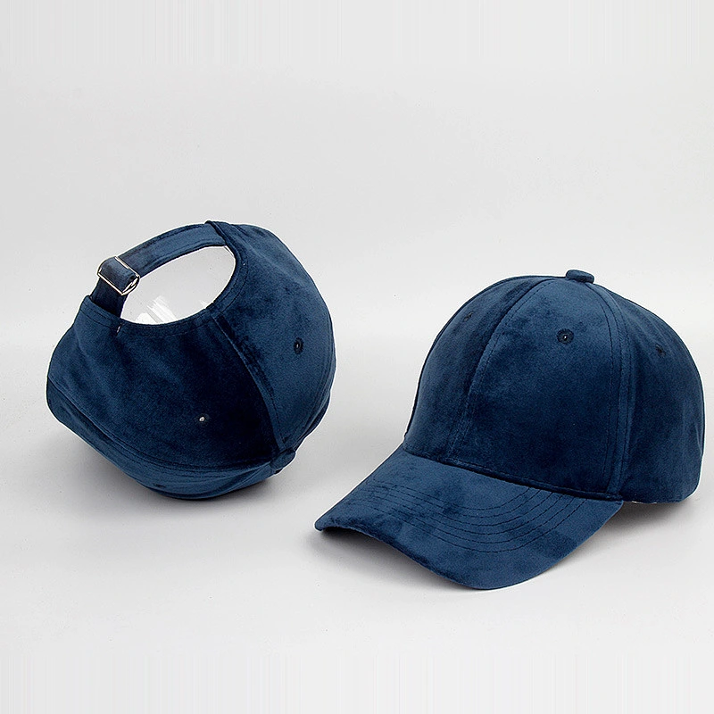 Winter style ladies multi color cotton baseball cap sports hat
