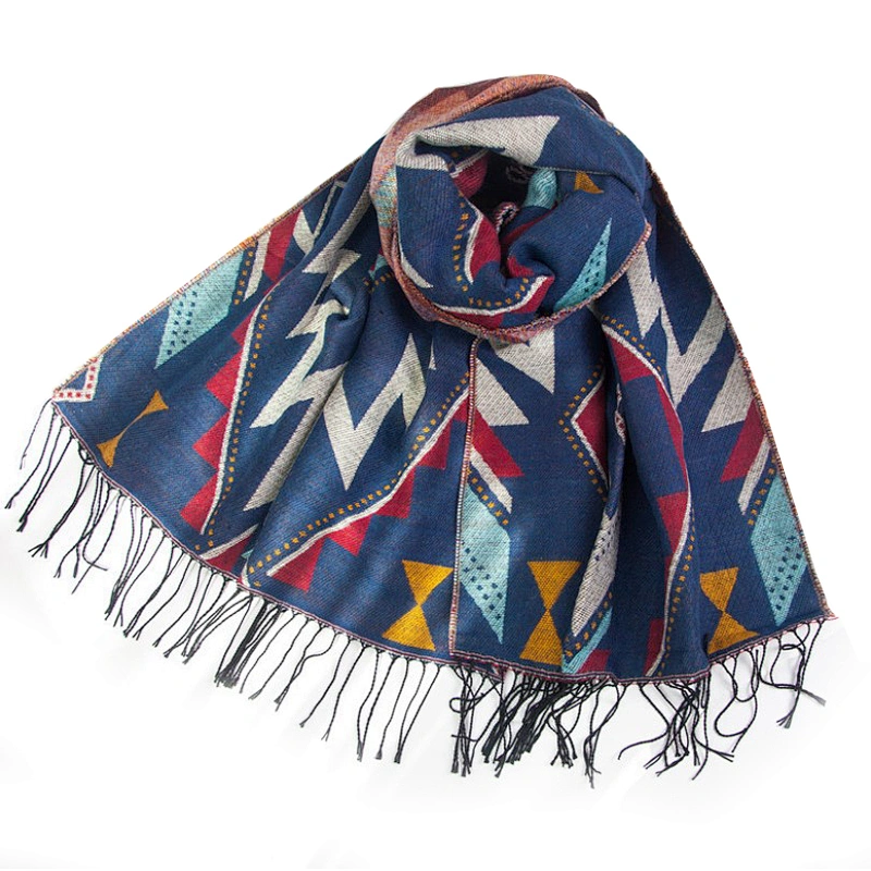 Autumn and winter new fashion style romantic scarf thickened Christmas tree scarf shawl