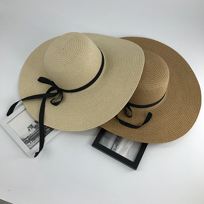 2017 sex women Lady promotional straw hat floppy hat beach hat