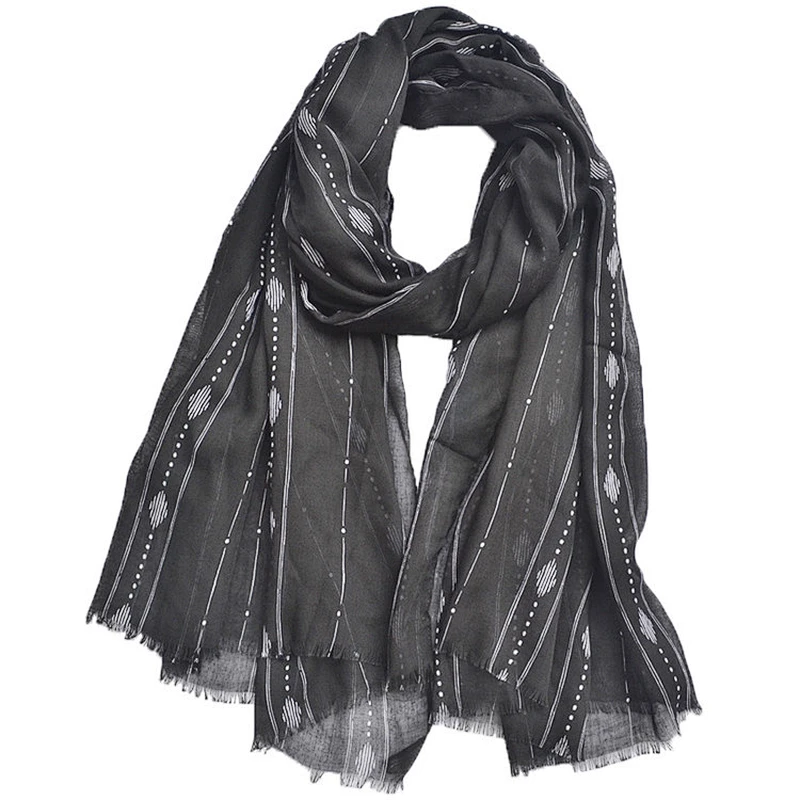 Wholesale 2019 latest soft ladies scarf shawl fashion women linen cotton scarf