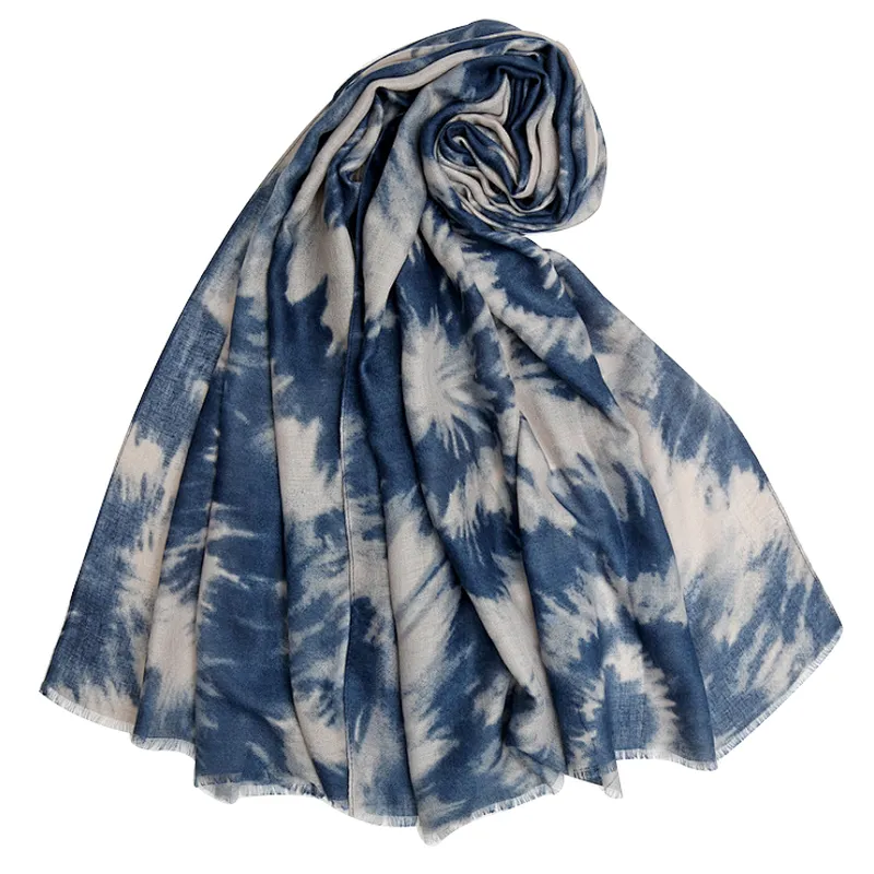 Spring and summer travel sunscreen beach shawl versatile colored  scarf