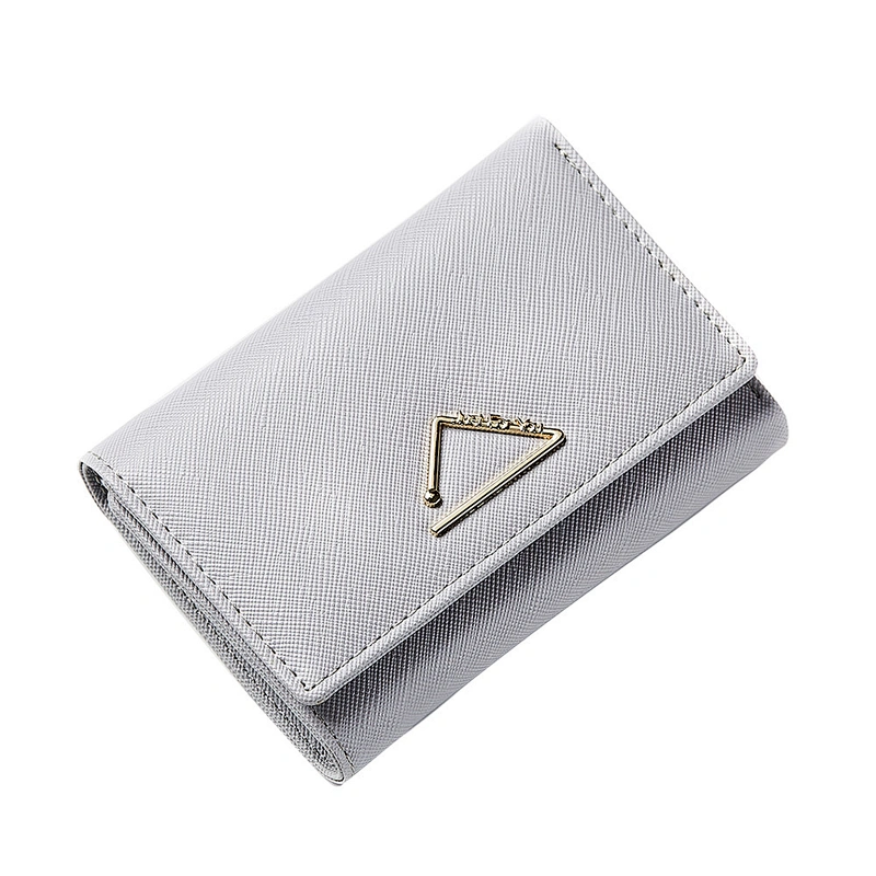 Wholesale alibaba new arrival high quality purse wallets for women fashionable 3 fold wallet
