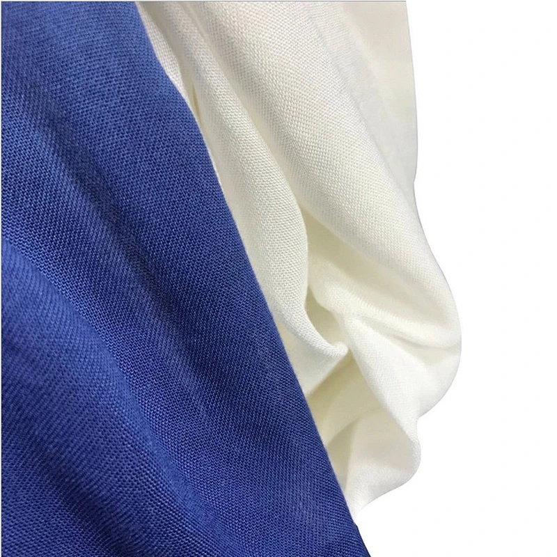 Women's Fashion Long Shawl cotton  blue-white dyeing gradient scarf