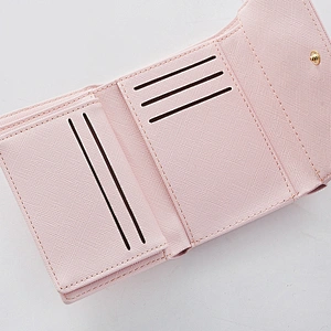 Wholesale alibaba new arrival high quality purse wallets for women fashionable 3 fold wallet
