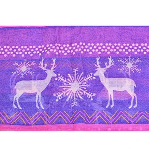 New style fashion  Christmas deer print scarf