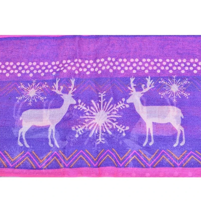 New style fashion  Christmas deer print scarf