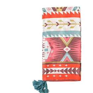 Spring and summer new Korean version color geometric diamond colorful shawl scarf