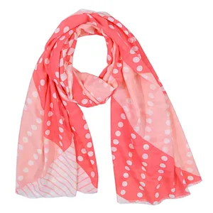 Retro style fashion twill dot tie dyeing shawl  scarf
