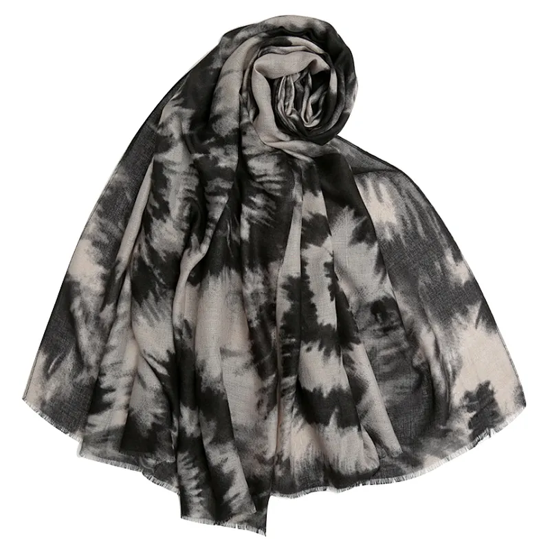 Spring and summer travel sunscreen beach shawl versatile colored  scarf