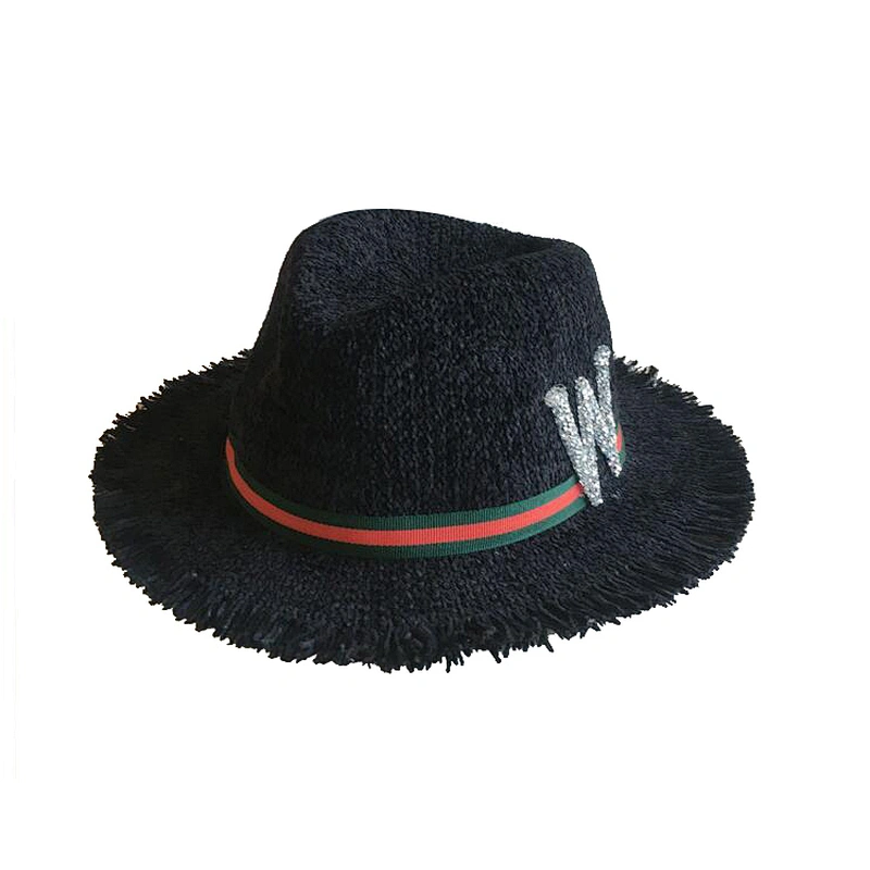 New Fashion Kids Boy Girl Unisex Fedora Hat Chenille hat Cool Jazz Hat
