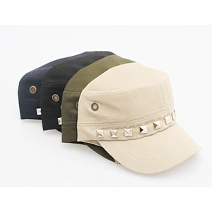 Wholesale professional High Quality Army Green Man Cap Round Hat With Embroidery LOGO