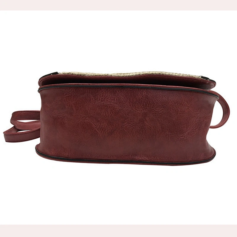 Hot Selling Custom Logo Durable PU Leather Messenger Bag For Women