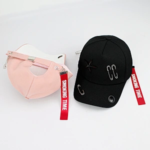 Ningbo Trading Company Factory Fashion Hip Hop Ponytail Hat Custom Snapback Cap With Star