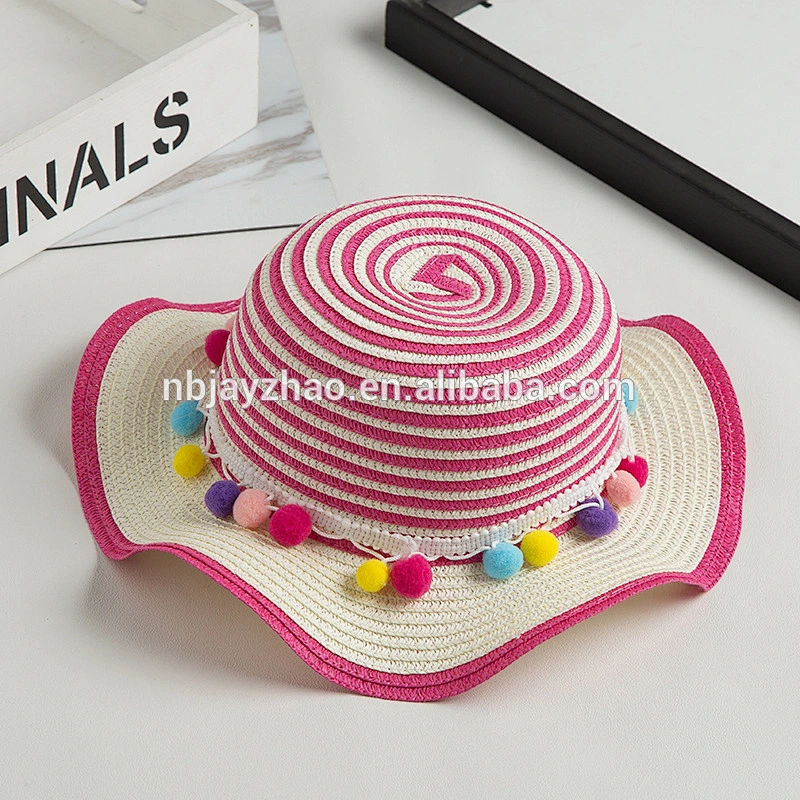 Wholesales New design British Style Straw Children Hats Kids Hat