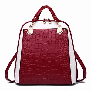Newest Fashion Women Backpack Latest Customize Leather Ladies Hand Bag