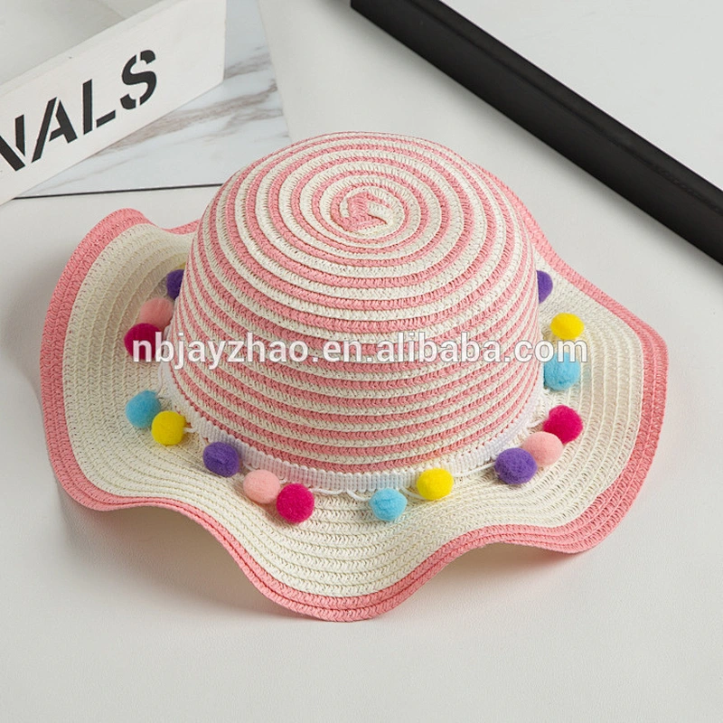 Wholesales New design British Style Straw Children Hats Kids Hat