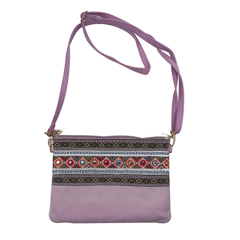 Hot Sale China Ethnic Embroidery Shoulder Bag Crossbody Bag Women