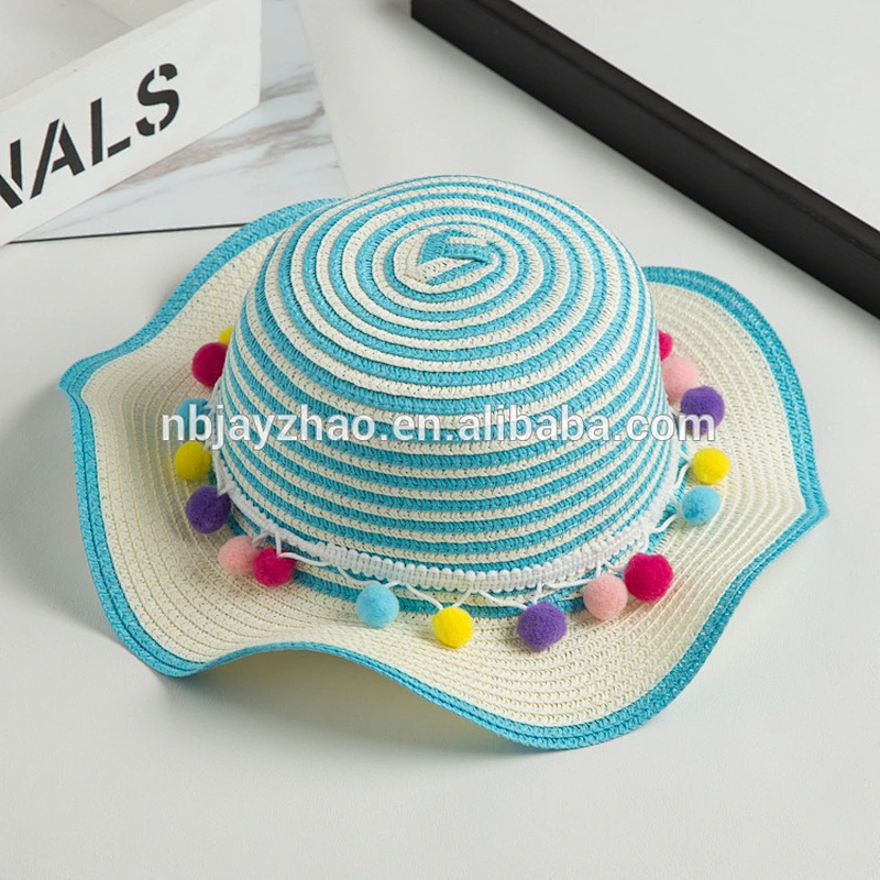 Wholesales New design British Style Straw Children Hats Kids Hat