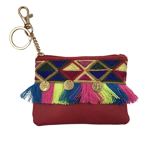 Custom Design Hot Selling Small Coin Purse Keychain Mini Coin Wallet